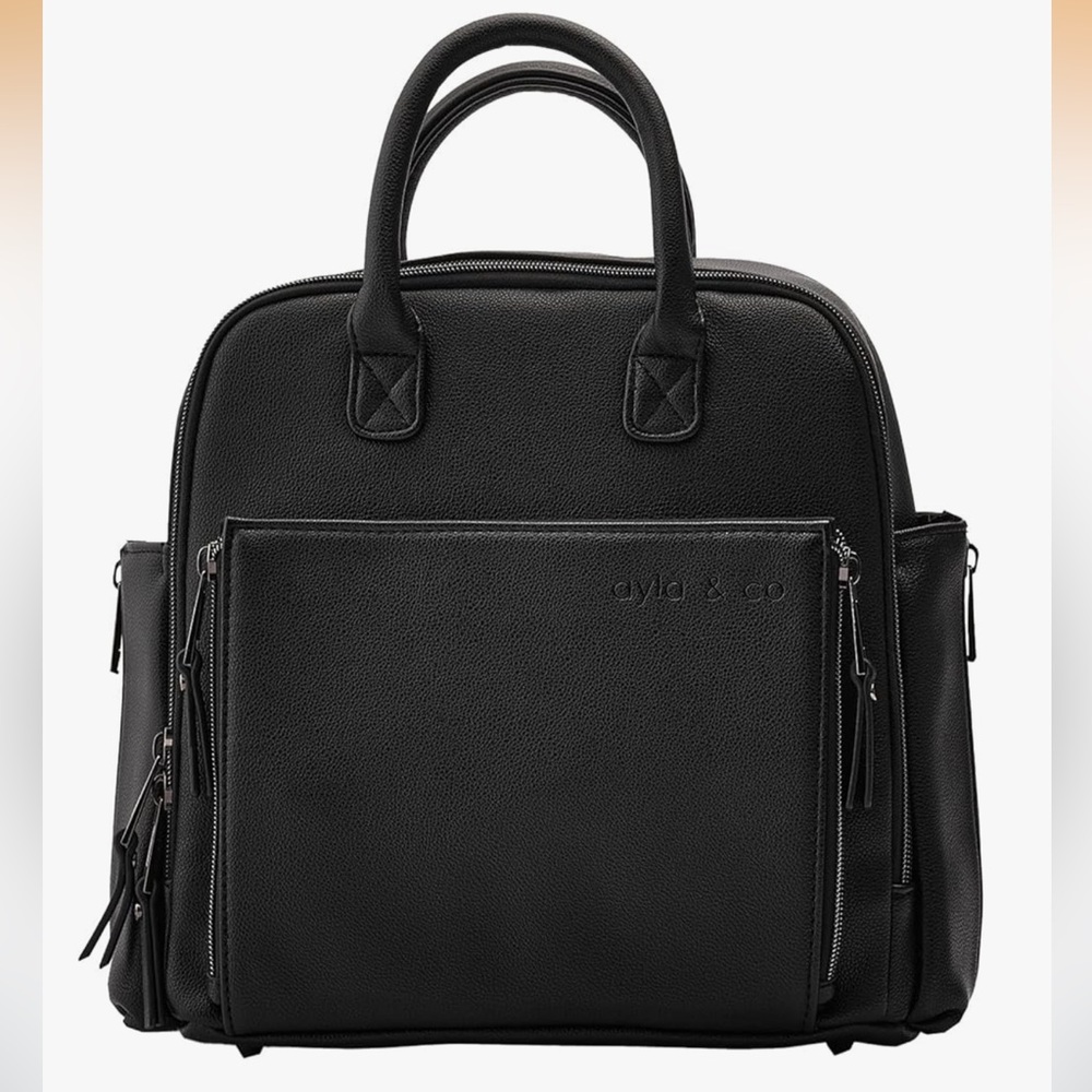 Ayla & Co Black Baby Bag